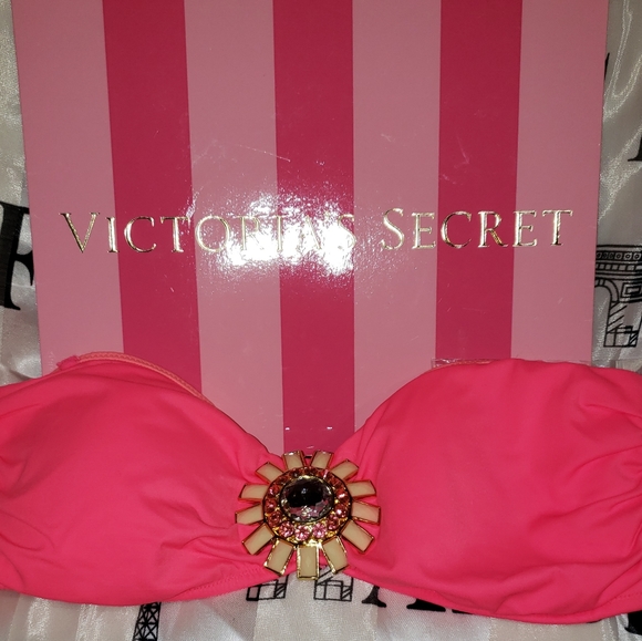 Victoria's Secret Other - Victoria's Secret Swimwear Embellished Bandeau